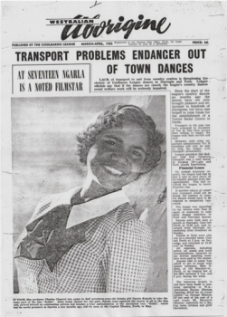 Westralian Aborigine newspaper 1956